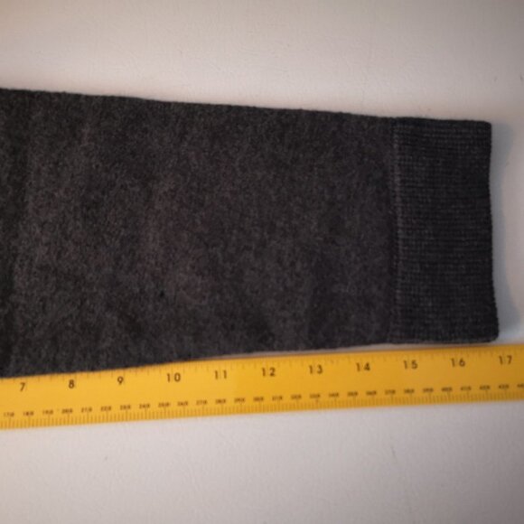 Jones New York Signature Woman Ladies Size 1X Dark Grey Wool Full Zip Cardigan - Picture 9 of 11